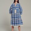 Devotion TWINS Ella Midi-Blue/Offwhite New