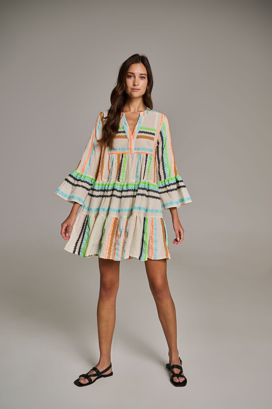 Devotion TWINS Ella-Offwhite With Colored Jacquard Best