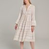 Devotion TWINS Ella Midi-Ecru/Offwhite New