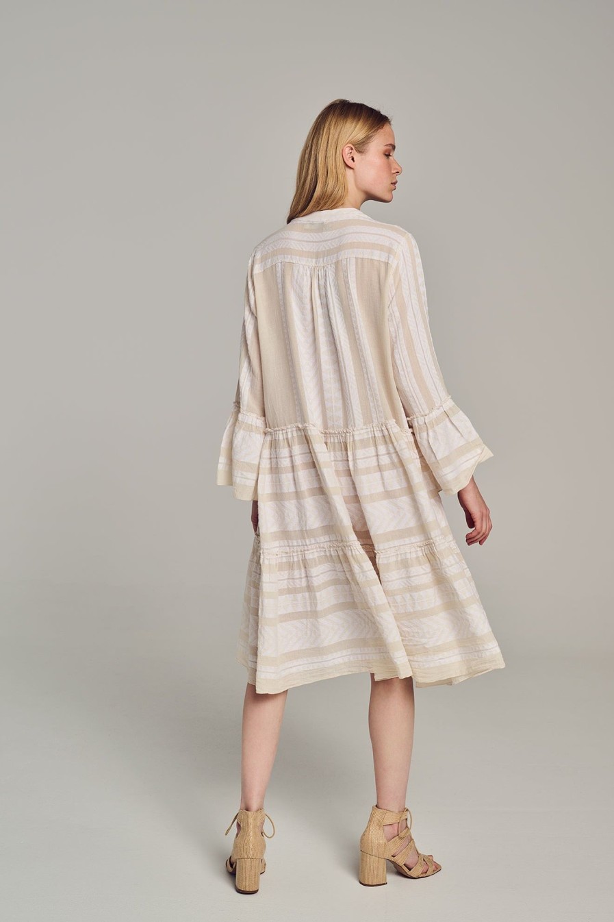 Devotion TWINS Ella Midi-Ecru/Offwhite New