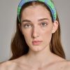 Devotion TWINS Twist Hairband-Green/Blue Wholesale