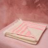 Devotion TWINS Beach Towel-N.Pink/Offwhite Best